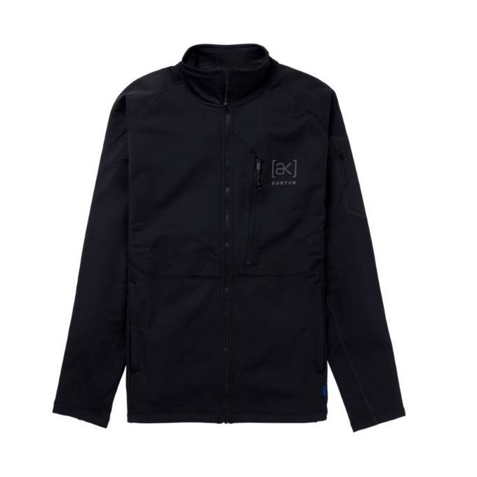 【クーポン券振り出し中！】 バートン BURTON メンズ ウインター テクニカルフリースシャツ Men\u0027s [ak] Baker Stretch Fleece Full-Zip 242271 True Black 【25-26模範例】