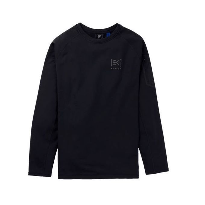 【クーポン券振り出し中！】 バートン BURTON メンズ ウインター テクニカルフリースシャツ Men\u0027s [ak] Baker Stretch Fleece Crew 242251 True Black 【25-26模範例】