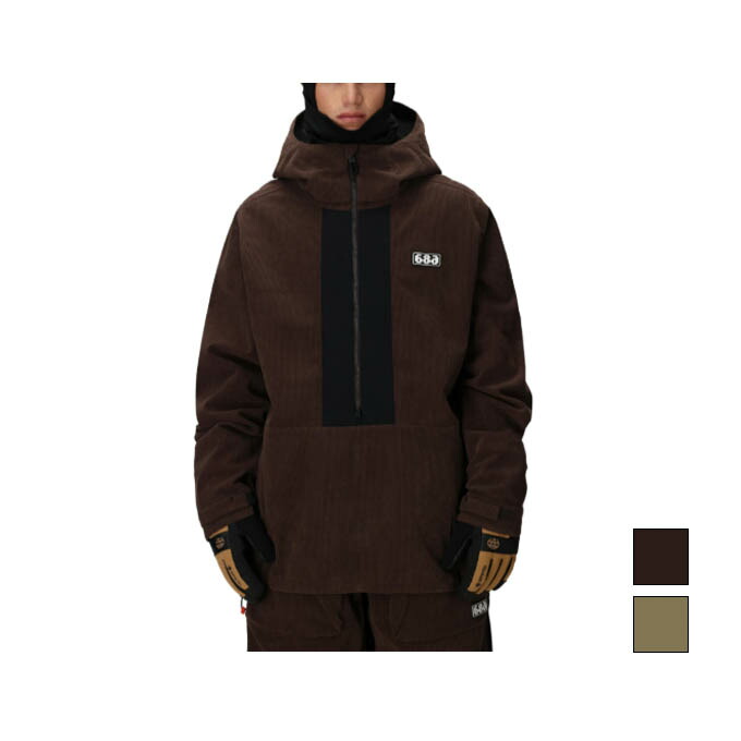 【クーポン券振り出し中！】 シックスエイトシックス 686 メンズ スノーボード 御召しもの 上衣 Ghost 2.5L Anorak M3WN136 【25-26模範例】
