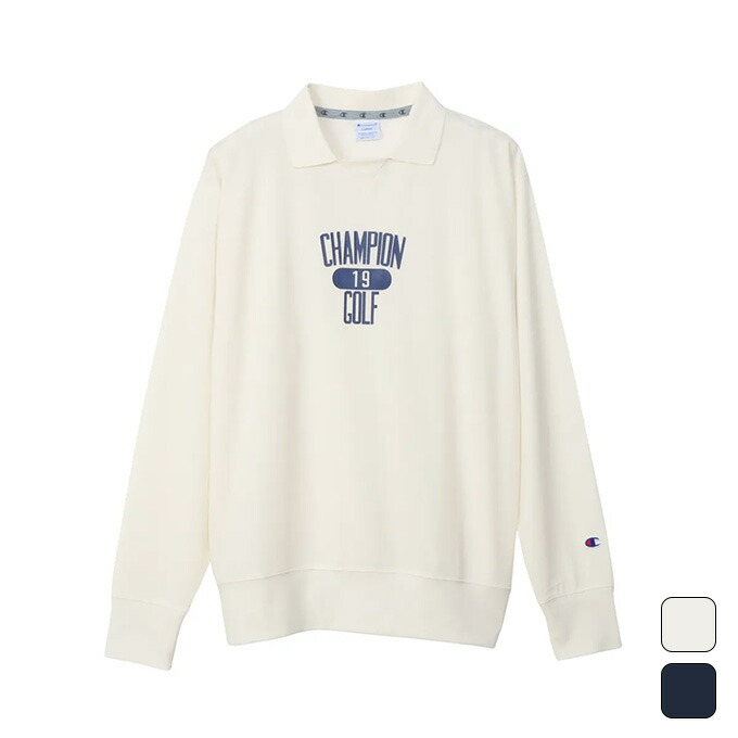 【クーポン発行中！】 チャンピオン CHAMPION メンズ ゴルフ ウェア トップス 長袖 ポロシャツ C3-CG401 【2025FW】