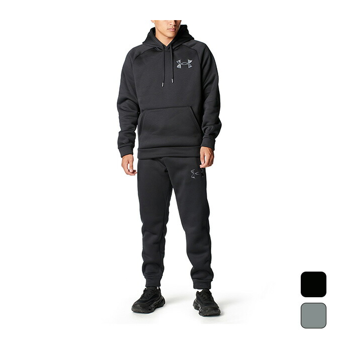 【引き換え証書き著す中！】 アンダーアーマー UNDER ARMOR メンズ 形づくる 御召しもの ロングズボン下 UA ARMOUR FLEECE PRO JOGGER 6010338 【2025FW】