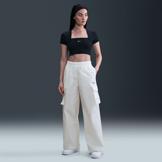 【クーポン発行中！】 ナイキ NIKE レディース スポーツ カジュアル ウェア ボトムス ミッドライズ カーゴ パンツ NSW エブリシング ウーブン MR カーゴ パンツ HM6977 133
