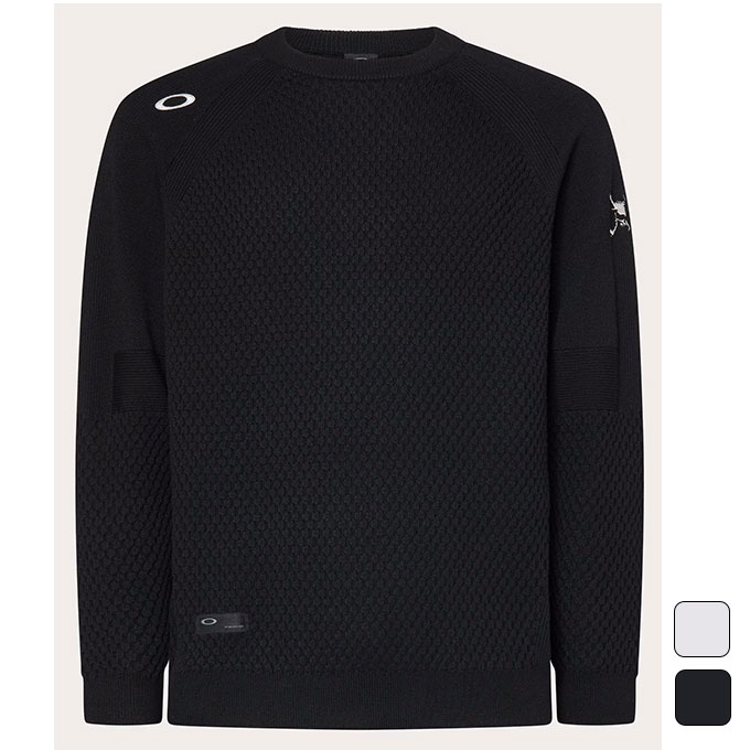 【クーポン発行中！】 オークリー OAKLEY メンズ ゴルフ ウェア セーター SKULL SURFACE SWEATER CREW 3.0 FOA408270 【2025FW】