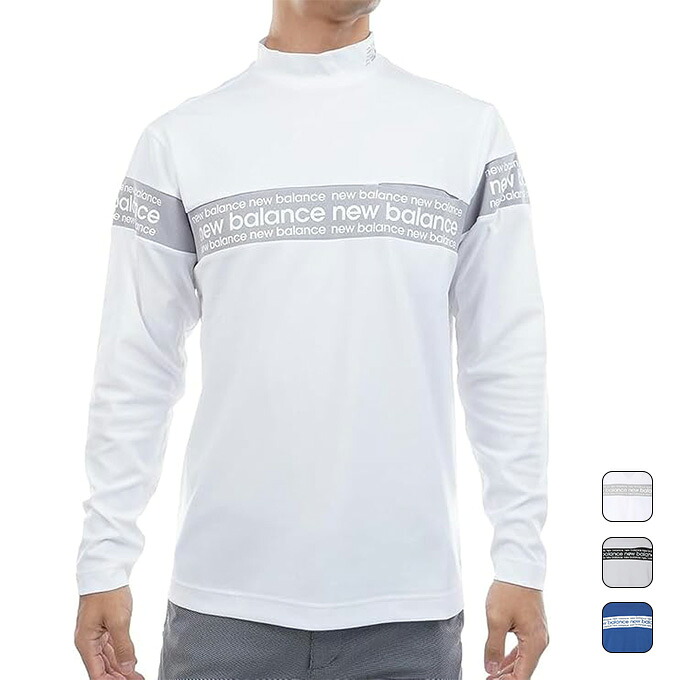 【クーポン発行中!】 ニューバランス ゴルフ new balance golf メンズ ゴルフ ウェア トップス 長袖 プルオーバー シャツ L/SLEEVE MOCK NECK PULLOVER 0125267002 【2025FW】