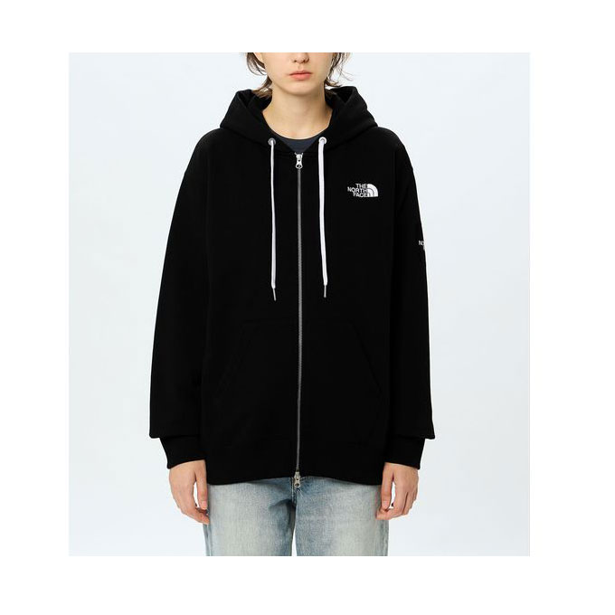 【クーポン発行中！】 ザ・ノース・フェイス THE NORTH FACE メンズ レディース トレッキング ウェア フーディー フルジップ SQUARE LOGO FULL ZIP NT12335 K 【2026SS】