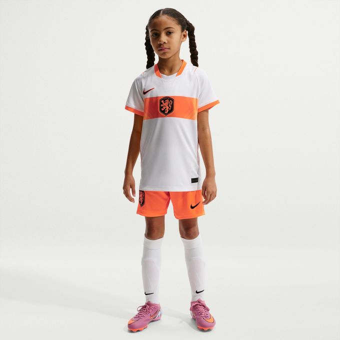 【クーポン発行中！】 ナイキ NIKE ジュニア キッズ サッカー ウェア レプリカユニフォーム オランダ 2026 アウェイユニフォーム トップス KNVB Y NK DF JSY SS STAD AW IB5222 100 【2026SS】