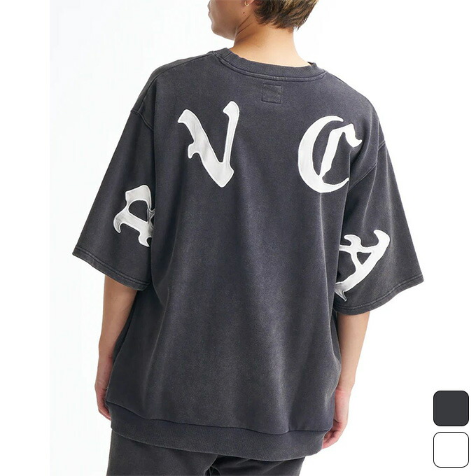 【クーポン発行中！】 RVCA ルーカ メンズ スポーツ カジュアル ウェア トップス スウェット トレーナー 半袖 BACK SIDE ARCH IRON BG041002 【2026SS】