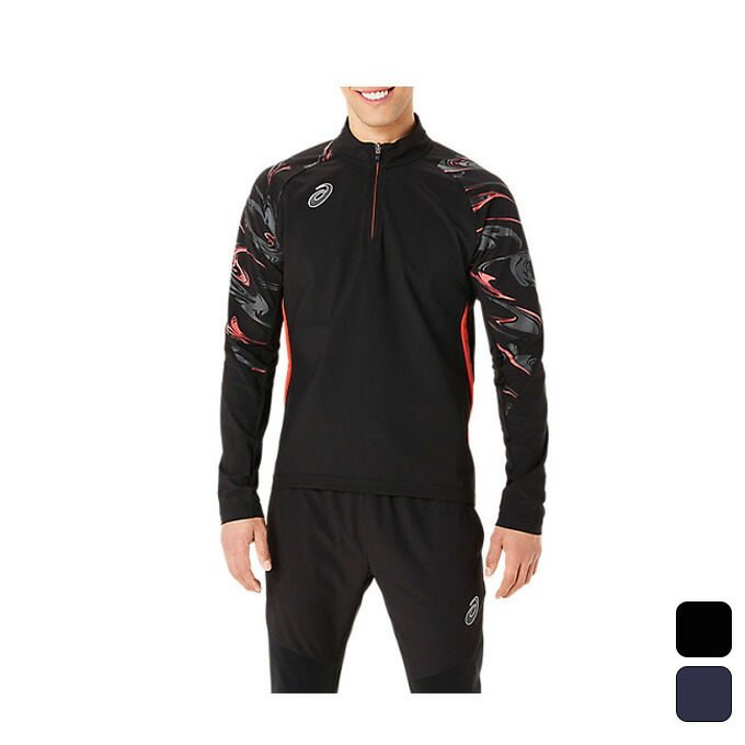 【実使用】中日ドラゴンズハーフジップ　ジャケット　アシックス ASICS アシックス サッカーストレッチハーフジップトレーニング