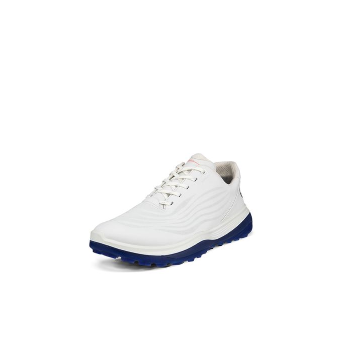 【クーポン発行中！】 エコー ECCO メンズ ゴルフ シューズ スパイクレス LT1 EG132264 11007(WHITE/BLUE) 【2024SS】