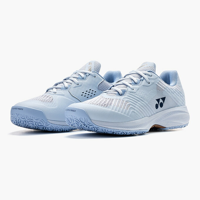 【クーポン券振り出し中！】 ヨネックス YONEX メンズ 庭球 シューズ 広々とした模範例 粘土・砂入り口・入口人工芝厚地の外套用  パワークッションソニケージMGC SHTSCMG 429 ペールブルー 【2026SS】