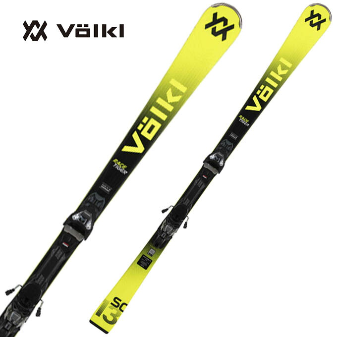 【クーポン券振り出し中！】 VOLKL  フォルクル スキーの板板   【2025-2026】RACETIGER SC YELLOW +  V MOTION 12 GW BLK 【金具付き添い人 スキーの板仕掛ける】