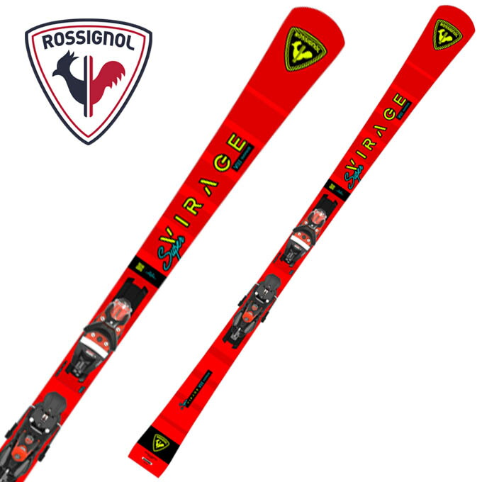 【クーポン発行中！】 ROSSIGNOL ロシニョール スキー 板 【2025-2026】 SUPER VIRAGE VIII OVERSIZE KONECT スーパーヴィラージュ VIII オーバーサイズ+ SPX 14 KONECT GW B80 BLACK HOTRED 【金具付き スキーセット】｜SPOPIA NET SHOP