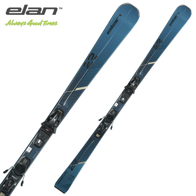 【クーポン発行中!】 ELAN エラン スキー板 旧モデル 【2025-2026】 PRIMETIME 22 BLU プライムタイム22 BLU SHIFT X + ELX 10.0 GW SHIFT BLK/BLK 【金具付き スキーセット】|SPOPIA NET SHOP