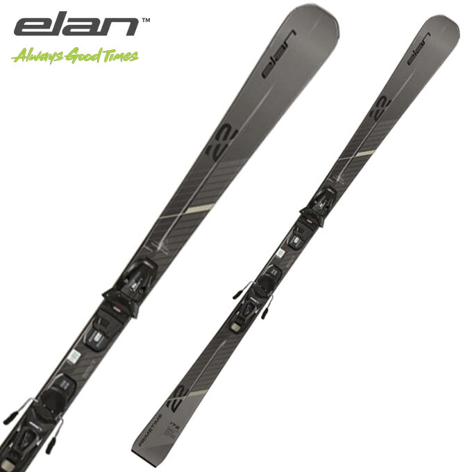 【クーポン発行中！】 ELAN エラン スキー板 旧モデル 【2025-2026】 PRIMETIME 22 BLACK プライムタイム22 BLACK SHIFT X + ELX 10.0 GW SHIFT BLK/BLK 【金具付き スキーセット】｜SPOPIA NET SHOP 45,370円
