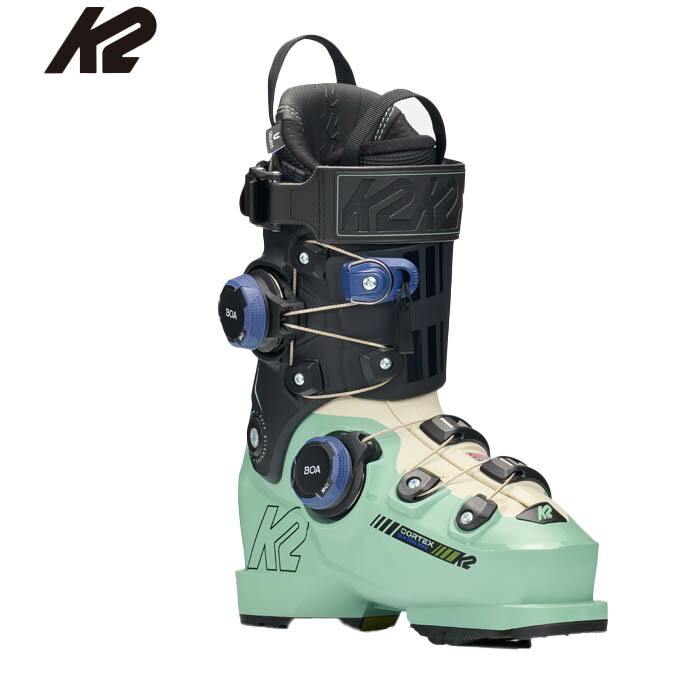 【引き換え証振りだし中！】 K2 ケーツー スキーブーツレディース ダブルBOA   【2026-2027】 CORTEX 105 W ZONAL BOA グリップウォークソール  【当店オリジナルブーツケースサービス中！】