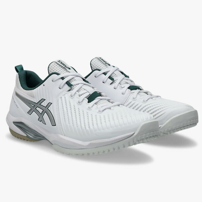 【クーポン券振り出し中！】 アシックス ASICS メンズ レディース 庭球 シューズ 広々とした模範例 オムニ・クレーコート用 PRESTIGE NEO OC 1043A029 100 【2026SS】