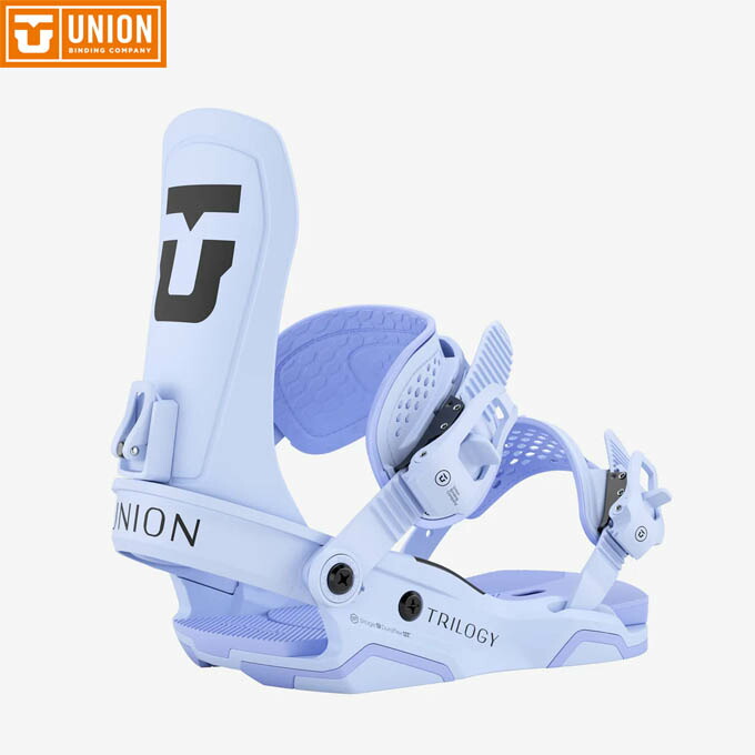 【クーポン発行中！】 ユニオンUNION スノーボードバインディング TRILOGY (TEAM HB)（カラー）LIGHT BLUE 【2025-2026 モデル】
