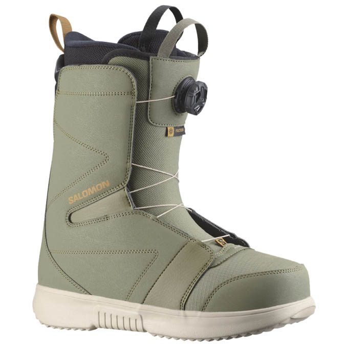 【クーポン発行中！】 サロモン SALOMON スノーボードブーツ FACTION BOA (カラー）DEEP LICHEN GREEN 【2025-2026 モデル】