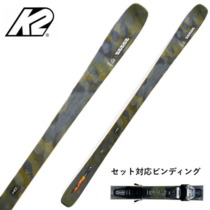 【クーポン発行中！】 K2 ケーツー スキー 板 金具付 【2025-2026】 MINDBENDER 89 TI マインドベンダー 89Ti + GRIFFON 13 D 90MM スライドサイズ調整式 【金具付き スキーセット】