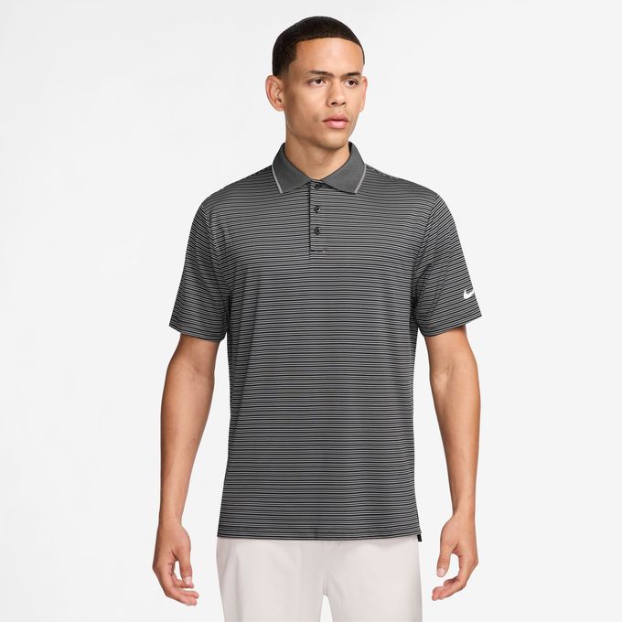 【クーポン券ふり出し中！】 ナイキ NIKE メンズ ゴルフ御召しもの トップス 半袖 スポーツシャツ AS M NK DF TOUR STRIPE POLO OL FZ7480 010 【2025SS】