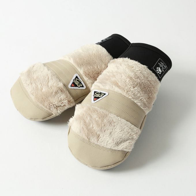 【取っておく売りわたす中】 エビス ebs メンズ レディース スキーの板 スノーボード 地球儀  EXCLUSIVE MITT 4600019 LATTE FUR 【26-27青写真】