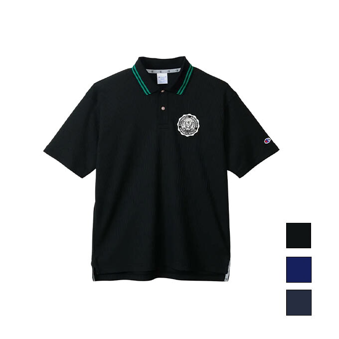 【クーポン発行中！】 チャンピオン CHAMPION メンズ ゴルフ ウェア トップス 半袖 ポロシャツ POLO SHIRT C3-BG302 【2025SS】