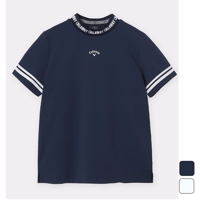 【クーポン発行中!】 キャロウェイ Callaway レディース ゴルフ ウェア シャツ 半袖モックネックシャツ C26134206 【2026SS】|SPOPIA NET SHOP
