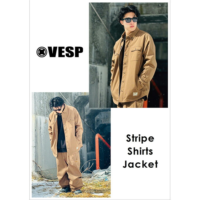 楽天市場】23-24 VESP べスプ VPMJ1039 Tweed Wool Shirts Jacket