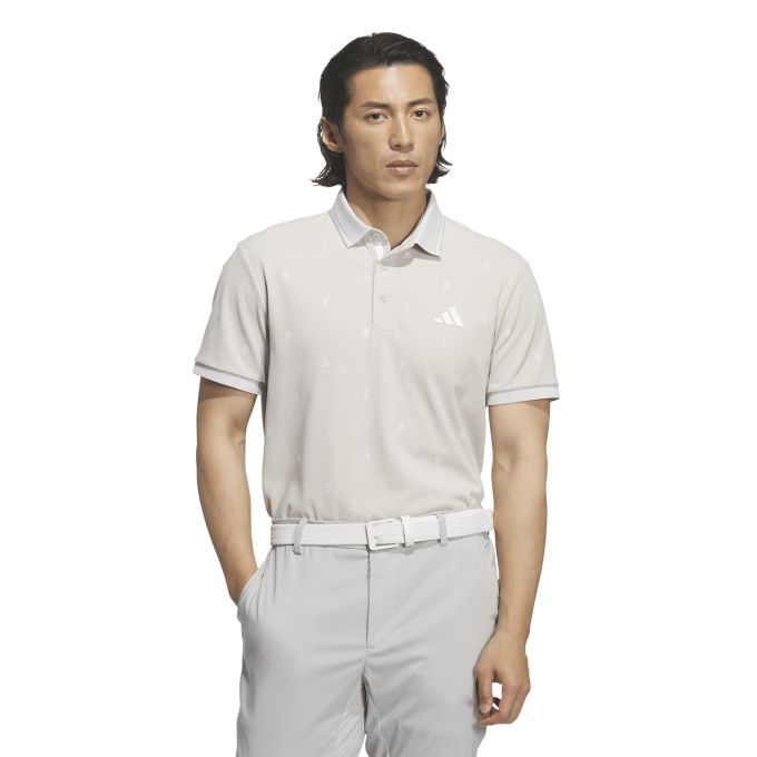 【引き換え証ふり出し中！】 アディダス adidas メンズ ゴルフ お召しもの トップス 半袖 スポーツシャツ モノグラム 半袖スポーツシャツ JY8223 VD559 【2026SS】