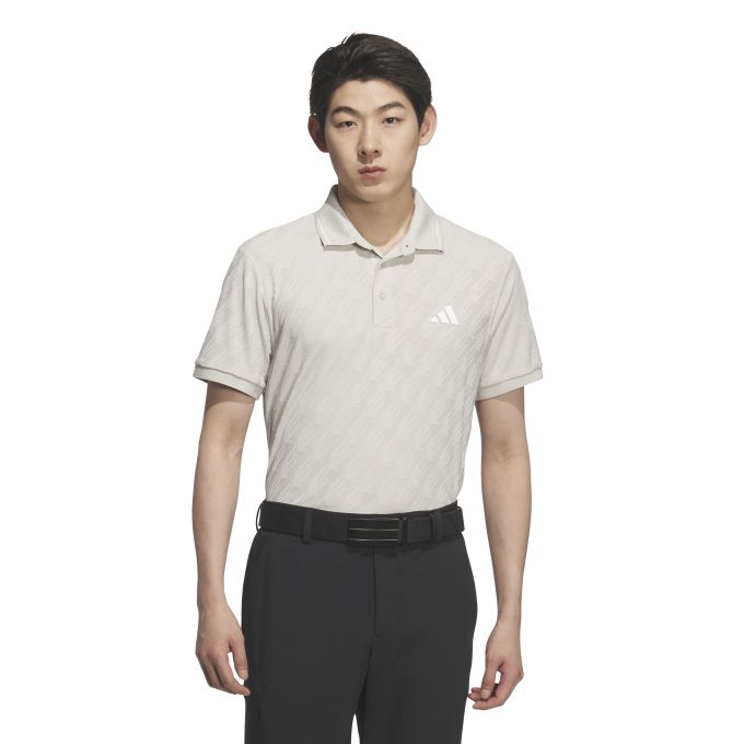 【引き換え証ふり出し中！】 アディダス adidas メンズ ゴルフ お召しもの トップス 半袖 スポーツシャツ ジャカード 半袖ポロ JY8233 QB643 【2026SS】