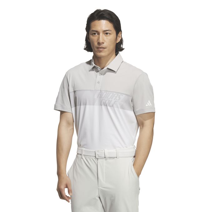 【クーポン券振り出し中！】 アディダス adidas メンズ ゴルフ 御召しもの トップス 半袖 スポーツシャツ 色つや立ちはだかる半袖スポーツシャツ KE7809 RG650 【2026SS】