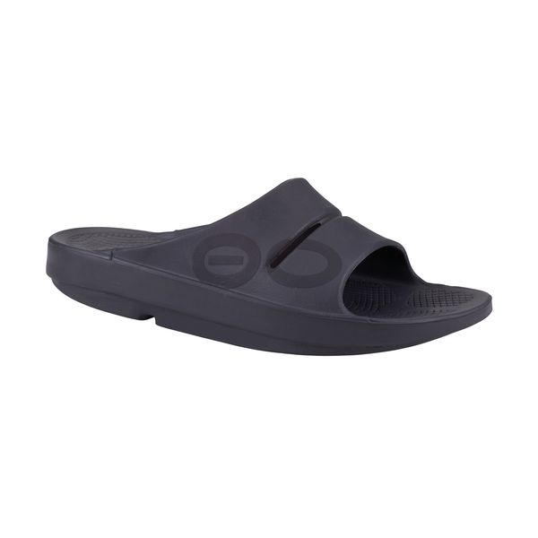 OOFOS ウーフォス リカバリーサンダル OOahh Sport ウーアー 運動競技 5020040 Black/Matte ぼうぜん自失吸いあげる 座布団 シャワーサンダル 運動競技サンダル メンズ レディース ユニ一発やる 駈けっくら マラソン 瑜伽 運動競技 ビーサン 砂浜サンダル 横すべり