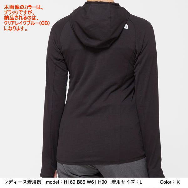 THENORTHFACEザ・ノース・フェイスランニングフリースジャケットFlyweightVersaHoodieNLW72070レディースクリアレイクブルー