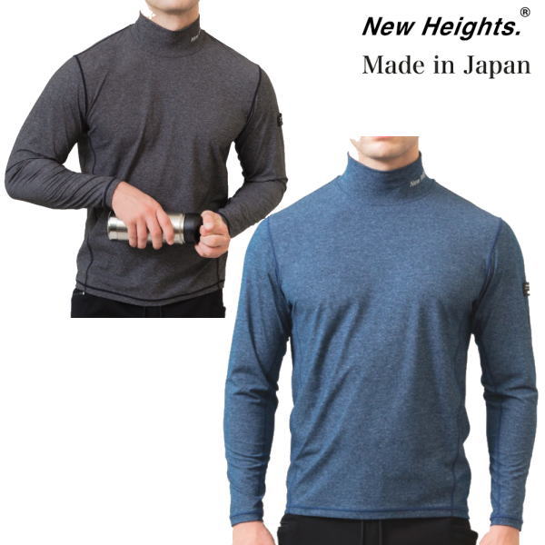 New Heights ニューハイツ 4WAYストレッチ UV ロングスリーブTシャツ SMA21212 メンズ ランニング トレイルランニング トレラン UVカット 日本製