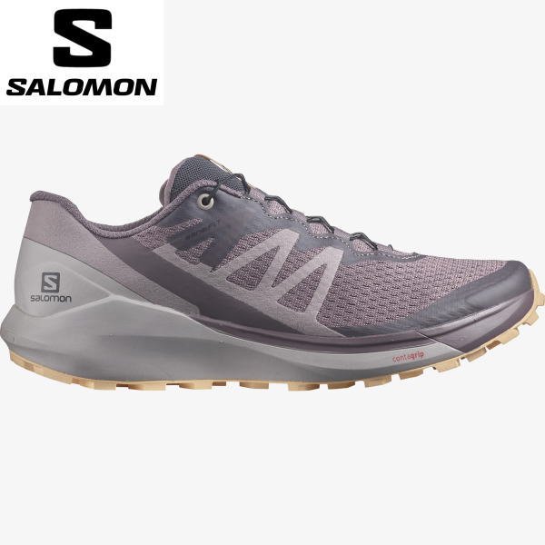 SALOMON サロモン トレイルランニングシューズ SENSE RIDE 4 W センスライド4 レディース L41726700 Moonscape  A Of Roses Almond C トレランシューズ トレイルシューズ アウトドアシューズ ハイキング 軽登山 トレッキング 国内即発送