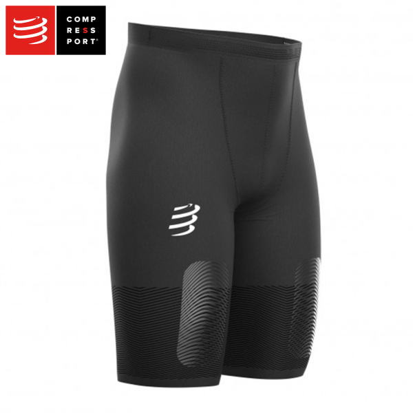 Compressport コンプレスポーツ トレイル アンダー抑えつける さる股引き メンズ Trail Under Control Short AM00004B 二分の一ズボン下 二分の一さる股引き コンプレッション 着圧 伸ばすこと 吸汗速乾 駈けっくら トレイル駈けっくら トレラン マラソン 小股走り