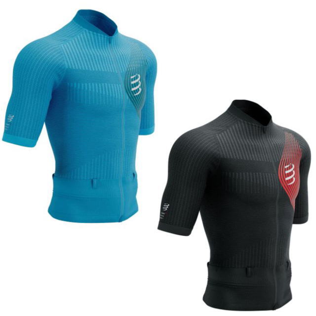 Compressport コンプレスポーツ トレイルランニング フルジップ 半袖Tシャツ Trail Postural SS Top M トレイルポスチュラル AM00176B|スポーツダイアリー