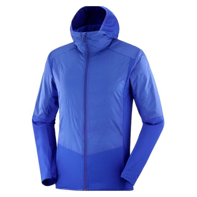 SALOMON サロモン トレイル駈けっくら フリースジャケット OUTLINE ALL SEASON HYBRID Jacket M DEEP BLACK LC1864400