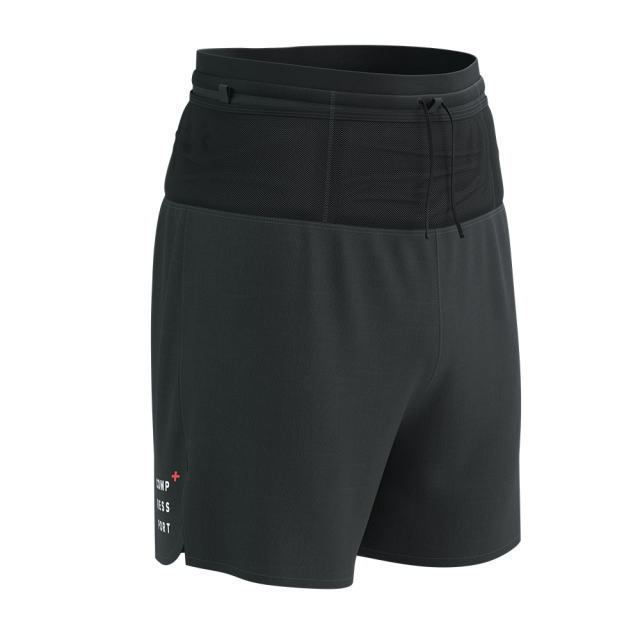 Compressport コンプレスポーツ トレイル駈けっくら さる股引き ズボン下 Trail Racing 2-インチ-1 Short M ASHM3719000 メンズ 黒いことトレイル 一ころ 2はたご屋1 さる股引き 肌付きボクサー 酉の方角衣嚢 軽さ