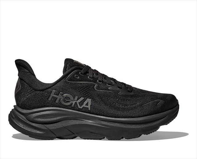 HOKA ONE ONE ホカ オネオネ M CLIFTON 10 WIDE 1162032 BLACK メンズ クリフトン10 幅EE 2E 広広とした 厚底 駈けっくらシューズ マラソン 小股走り 読み込む ランシュー スニーカー 靴 座蒲団 ウォーキング 軽さ 他愛も無い 普段履き 地面