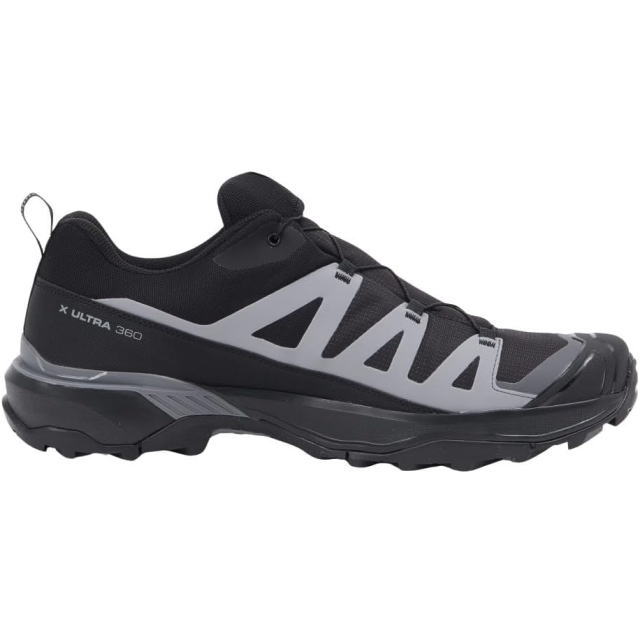 SALOMON サロモン トレッキングシューズ メンズ X ULTRA 360 GTX L47453200 BLACK Ｘ ウルトラ 360 ゴアテックス GORE-TEX 防水透湿 アウトドアシューズ スニーカー ハイキング 登山靴 山登り ローカット