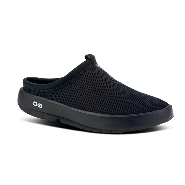 OOFOS ウーフォス リカバリーサンダル OOcOOzie Sport Mule Mens Black/Black メンズ 衝撃吸収 クッション リカバリーサンダル スポーツサンダル ランニング マラソン ヨガ 靴 普段履き スタイリッシュ おしゃれ