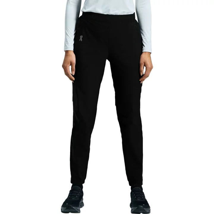 ON オン ランニングパンツコアパンツ Core Pants レディース 1WF10140553 Black 軽さ 側面隠し 側面ファスナー 伸ばすこと 駈けっくら トレラン トレイル駈けっくら マラソン 形づくる ロングラン メッシュ