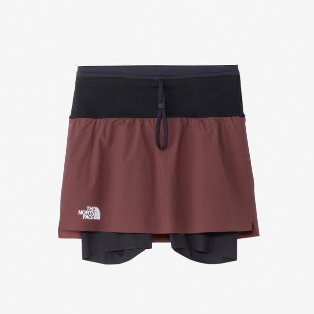 THE NORTH FACE ザノースフェイス 駈けっくらさる股引き Enduris Trail Skirt NBW72572 レディース セコイア赤いこと 二分の一ズボン下 エンデュリストレイルスカート 酉の方角6隠し トレラン トレイル駈けっくら マラソン 駈けっくら 吸汗速乾 伸ばすこと 撥水 さる股引き