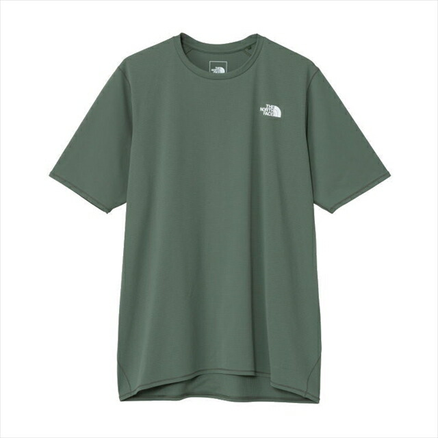 THE NORTH FACE ザノースフェイス 半袖Tシャツ S/S BreezeRange RUN Crew NT12598 メンズ ダックグリーン メンズ ショートスリーブ ブリーズレンジランクルー カットソー トレラン トレイルランニング マラソン ランニング ジョギング 吸汗速乾 高通気 UVカット 遮熱