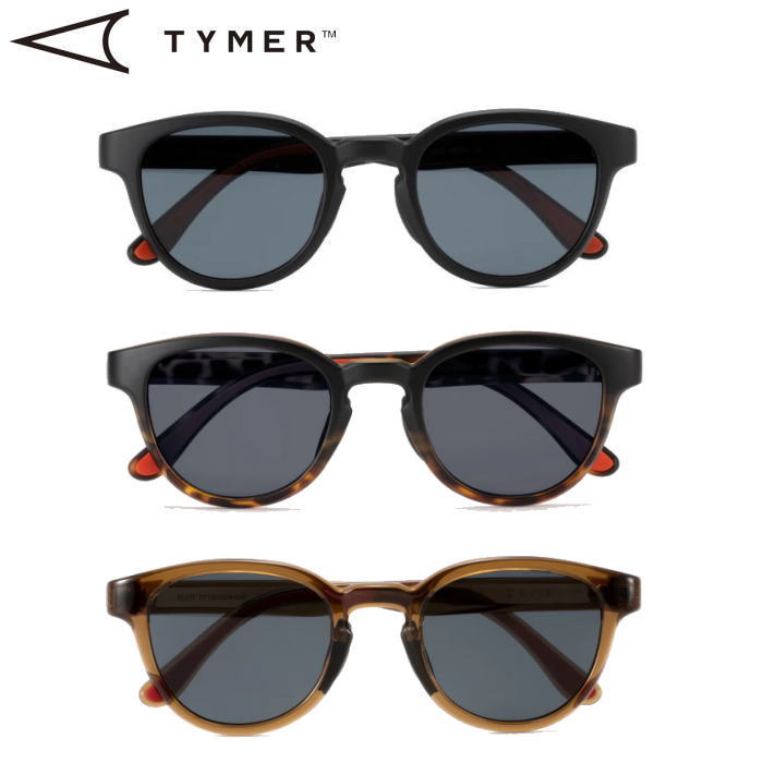 TYMER タイマー 運動競技 駈けっくら 黒眼鏡 ELIOT エリオット TY100 Matt Black 偏光薄墨色水晶体 防滑性 相応う ずれにくい 牢固たる 5枚丁番 トレイル駈けっくら トレラン マラソン