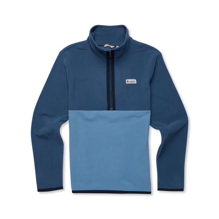 cotopaxi コトパクシ フリースハーフジップ AMADO FLEECE PULLOVER_M メンズ DeepSea/Fjord アマド フリース プルオーバー 長袖シャツ ミドルレイヤー 中間着 ソフト アウトドア 登山 トレッキング キャンプ|スポーツダイアリー