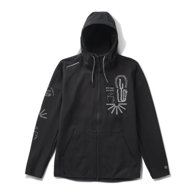 Run Amok ラン・アモック ランニング ジャケット EL MORRO ZIP FLEECE 2.0 RF374-BLK メンズ BLACK メンズ ロアークリバイバル ROARK Revival エル モロー ジップアップフリース トレイルランニング トレラン マラソン ジョギング アウトドア トラベル|スポーツダイアリー