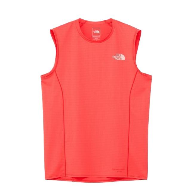 THE NORTH FACE ザノースフェイス S/L Dry Dot Light Crew NT12587 熱っぽいコーラル メンズ 衣袂受け答え ドライドットライトクルー 貯蔵タンクいの一番 ティーシャツ ノースリーブ カットソー トレラン トレイル駈けっくら マラソン 駈けっくら 吸汗速乾 撥水 汗冷ややかさ打つ手
