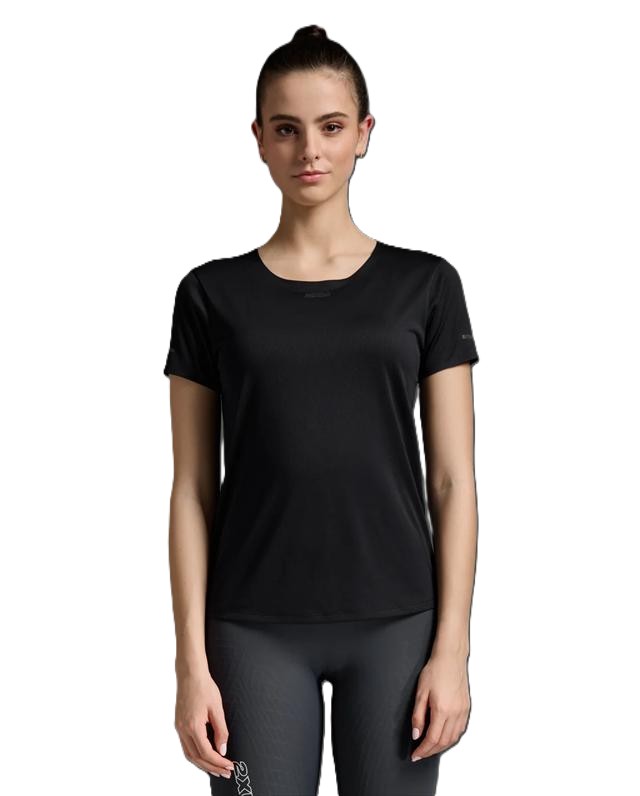 2XU ツータイムズユー 半袖Tシャツ 2XU Light Speed Tech Tee WR7152A レディース ウイメンズ BLK/BRF ライトスピードテックシャツ ランニング マラソン ジョギング トレイルランニング トレラン レース 超軽量 吸汗速乾 吸湿発散 通気性